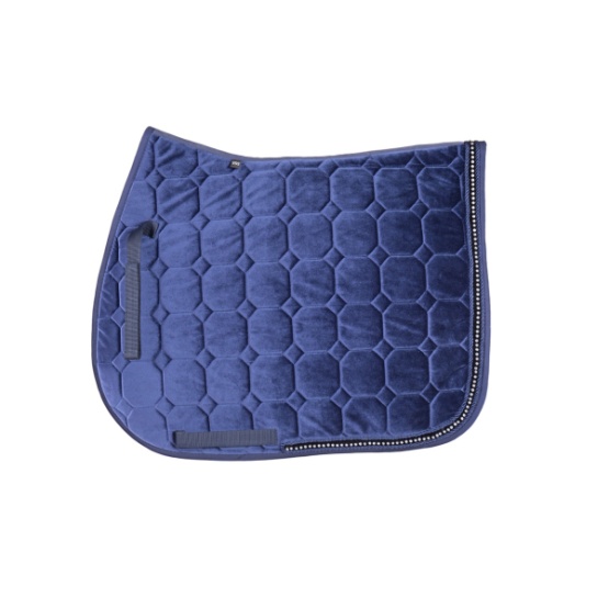 High Quality Quilted Velour Saddle Pad with Cord