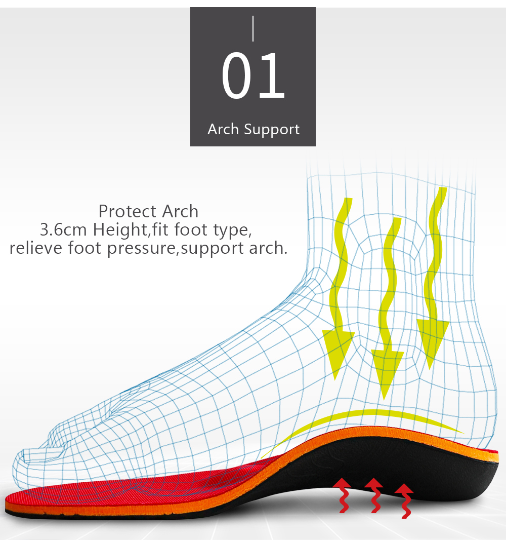 Flat feet insoles