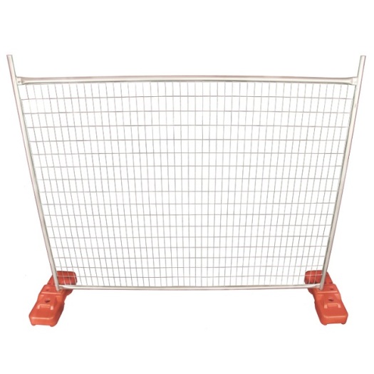 Convenient outdoors powder coating temporary fence