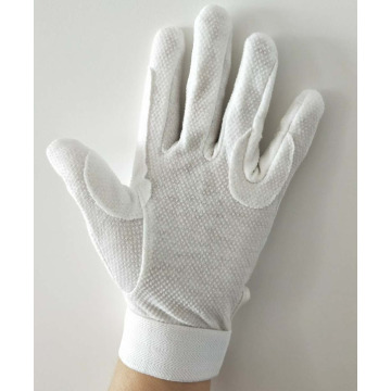 Cheap White Double Knitted Cotton Gloves