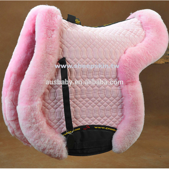 High quality lambskin saddle pad