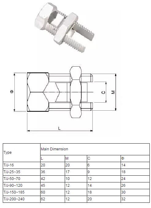 T/J Brass Copper Split