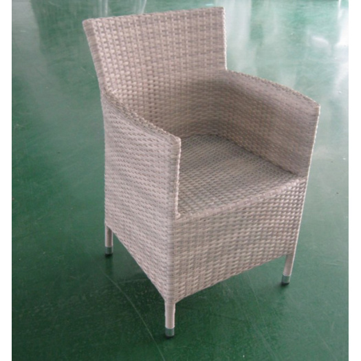 Outdoor Artificial Furniture White Wicker Chair