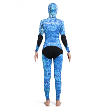 2-Pieces Spearfishing Set Jacket with High Waist Pants