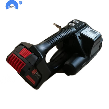 Automatic polyester plastic strapping tool