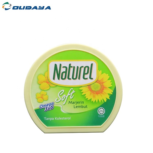SGS FDA customized printed airtight butter cup containers
