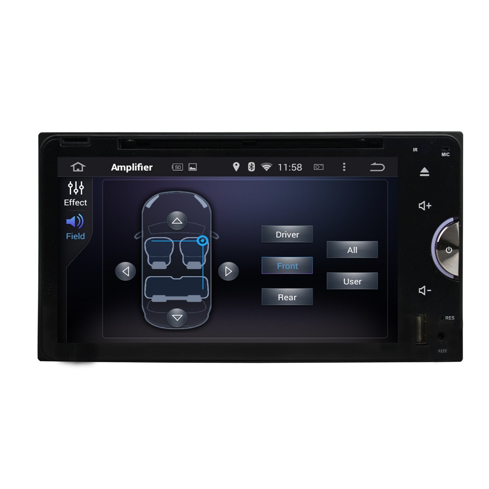 Land Cruiser /Fortuner car DVD with 6.95 inch screen