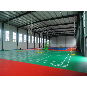 Badminton PVC Sport Flooring BWF Certification