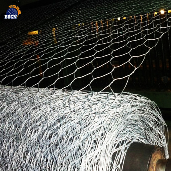 Hexagonal wire mesh for chicken wire