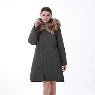 Army green color winter outwear