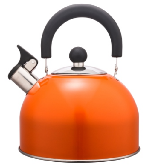 KHK002 1.5L Stainless Steel color painting Teakettle orange color