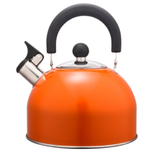 3.5L Stainless Steel color painting Teakettle orange color