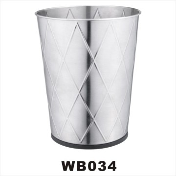 Stainless Steel Multi-Purpose Trash Bins Without Lid, Dustbin