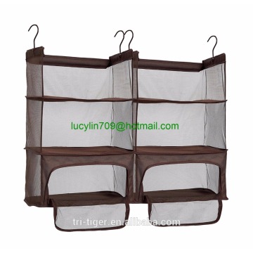 Luggage Compression Shelves, Portable Hanging Shelves with Zippered