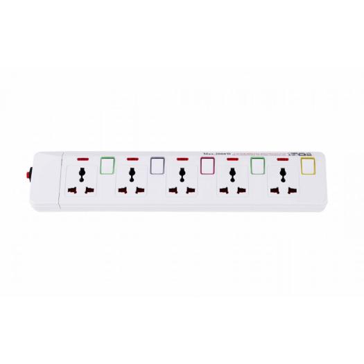 5 Outlet Universal Extension Socket