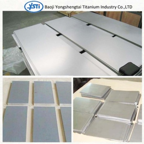 hot rolled pure titanium plates platinum coated Gr.1