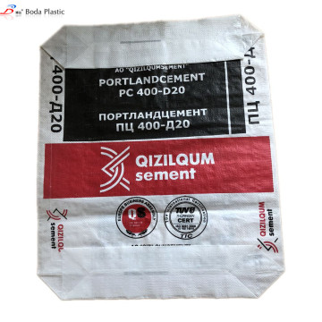 Plastic cement packaging bags with valve