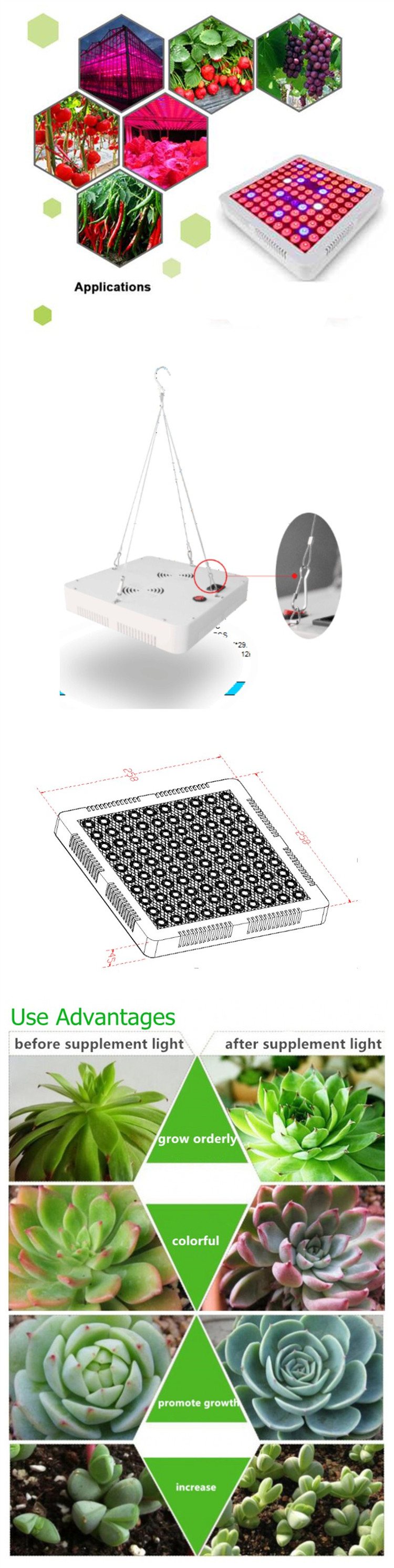 300W LED Grow Light