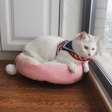 Washable Durable Round Bolster Brand Luxury Pet Bed