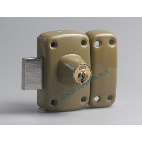 Security rim door lock solid brass lock