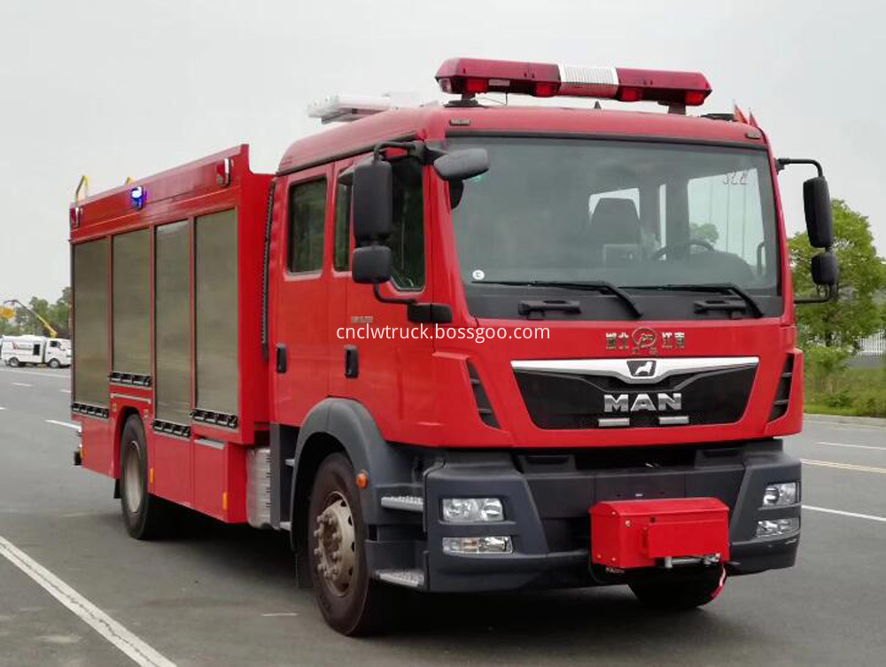 new CAFS foam fire truck