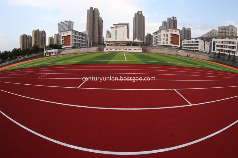 School plastic track material