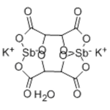 Potassium antimonyl tartrate sesquihydrate CAS 28300-74-5