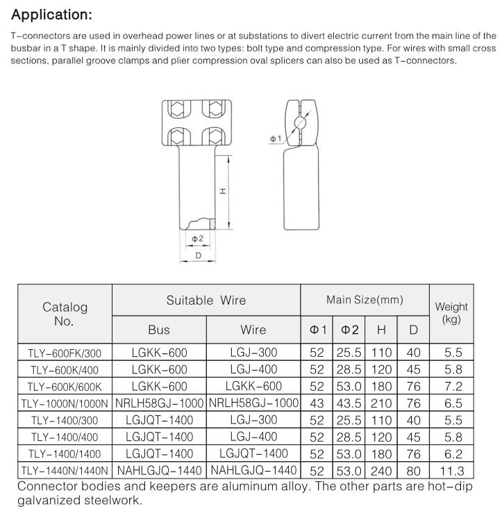 TLY T Connector