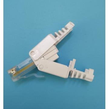 RJ45 UTP toolless plug Cat5e 8P8C connector