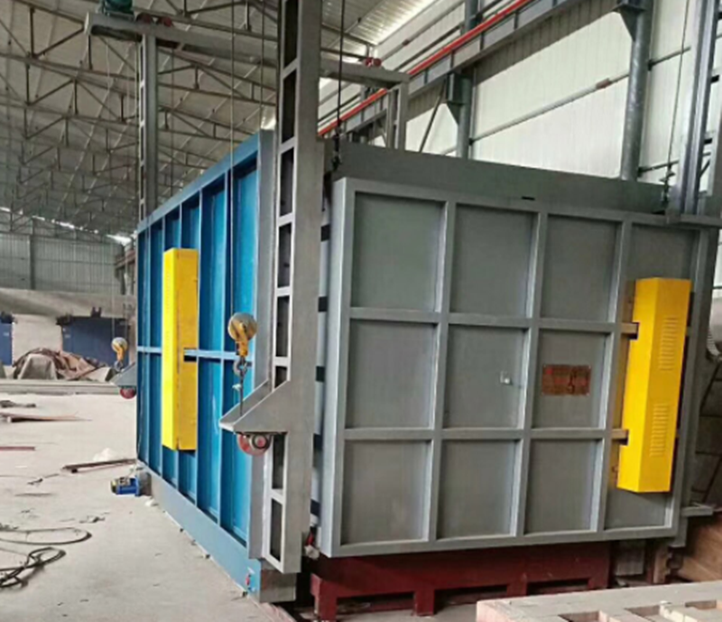 All fiber car type tempering furnace debugging