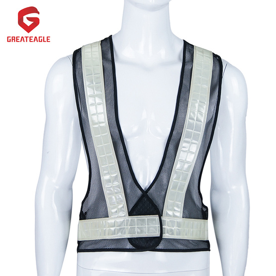 Reflective Vest with Crystal Tapes