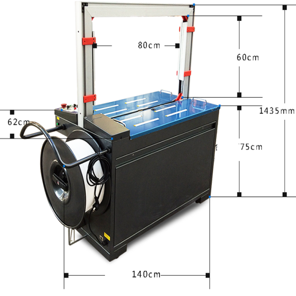 Top sale strapping machine with arch size 800*600mm