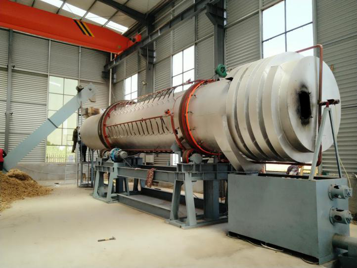 Rotary carbonization furnace