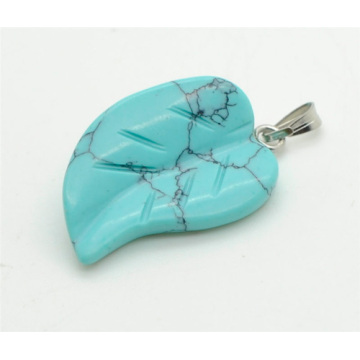 Leaf Shape Turquoise pendant