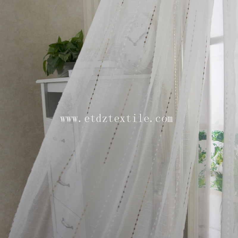 Sheer Voile Curtain Fabric