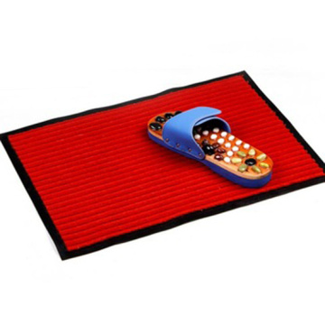 Custom size welcome mat design with striped