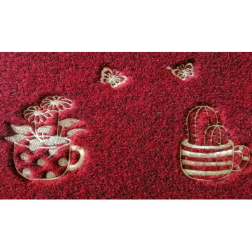 Entrance door mat outdoor welcome embroidery rugs