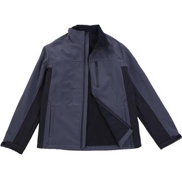 Casual Long Sleeves Zipper Softshell Jacket for Men