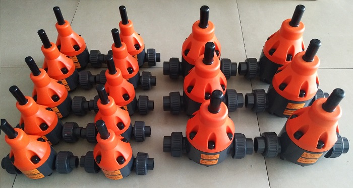 PVC CPVC PVDF safety valve