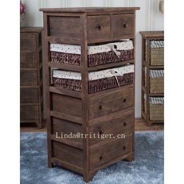 Wood furniture hobby lobby wood wicker basket drawers cabinet wholesale