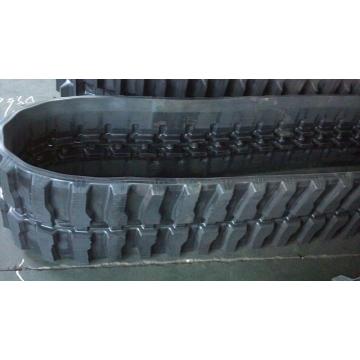 Small wheel chair rubber track for vehicles machines