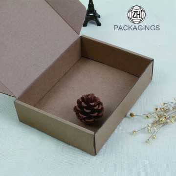 Brown empty paper mailing box small