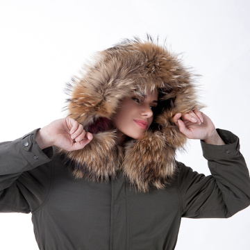 Army green color winter outwear