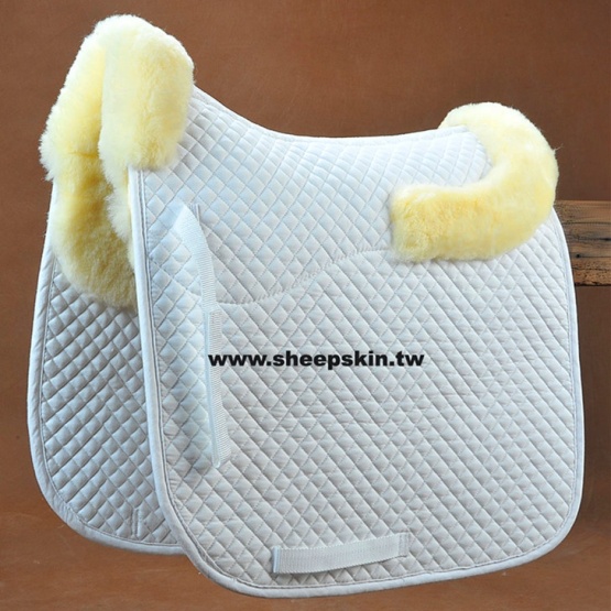 Equestrian products horse sheepskin saddle pad