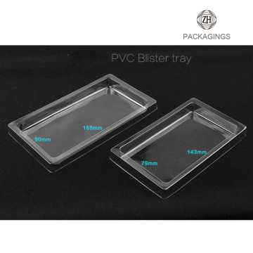 Plastic tray insert phone case box