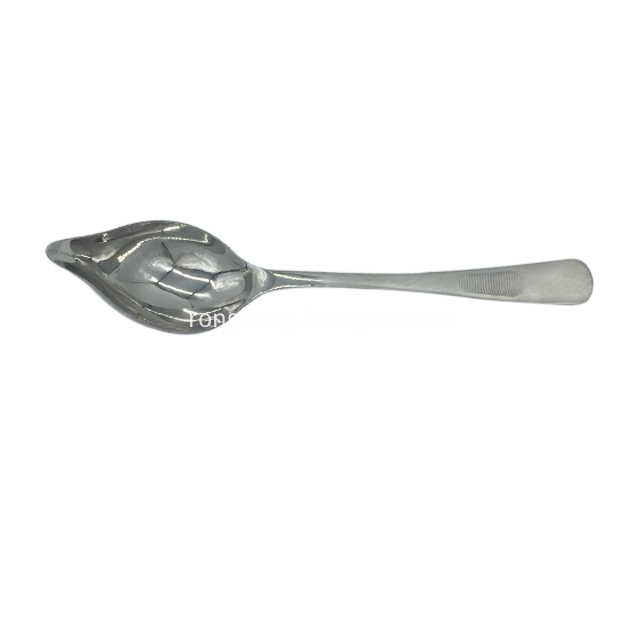 Stainless Steel Saucier Drizzle Spoon With Tapered Spout 1