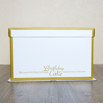 Paper box packaging design for cake