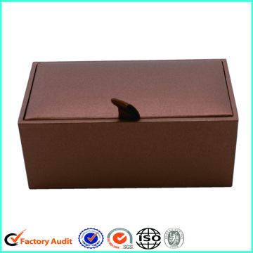 Lid and Bottom Texture Paper Cufflink Box