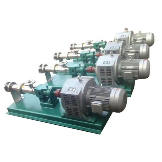 GF stainless steel sanitary grade single screw pump