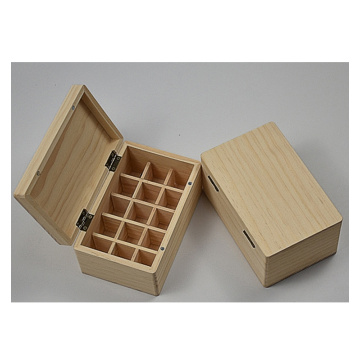 Pine Wood Unfinished Box for Essential Oil